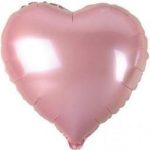 Фолиев Балон Розово Сърце