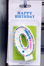 свещички за торта с надпис-Нощна фиеста-Кашонът