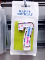 свещичка за торта с надпис Нощна Фиеста Кашонът