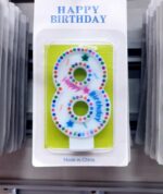 свещичка за торта с надпис Нощна Фиеста Кашонът