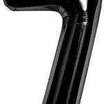 фолиев балон 80 см черен цифра 7 магазин Нощна Фиеста Кашонът