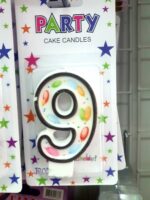 свещички за торта Нощна Фиеста-Кашонът