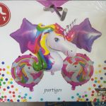 Фолиев балон еднорог-комплект