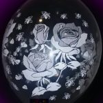 Прозрачни балони с рози