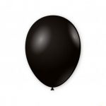 Балони пастел- черно/26см