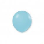 Малки кръгли балони пастел- бебешко синьо