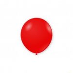 Малки кръгли балони пастел- червено
