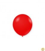 Малки кръгли балони пастел- червено