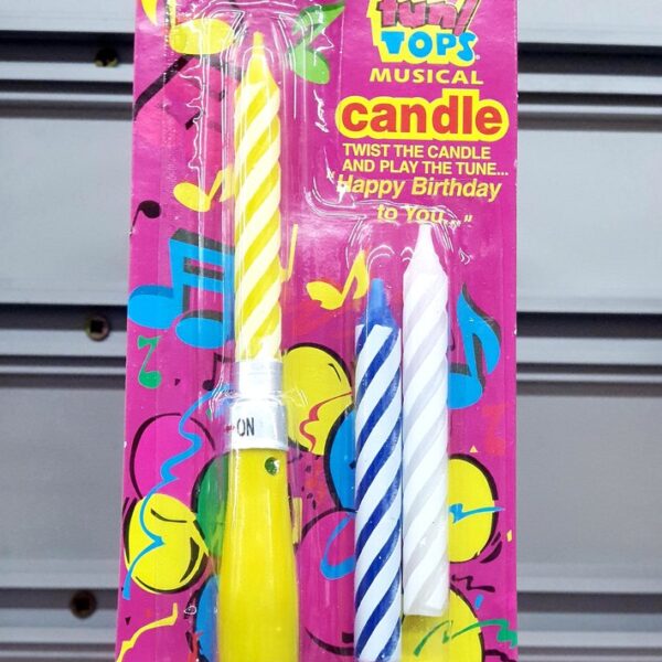 музикална свещичка за торта Нощна Фиеста Кашонът