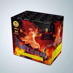 Пиробатерия Черната Кралица с 24 изстрела