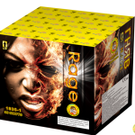 Пиробатерия Гняв в магазин за фойерверки Кашонът