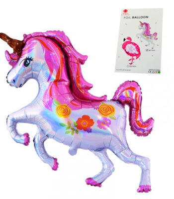 Болон от фолио Еднорог Нощна фиеста Кашонът