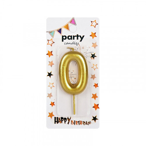 54130-0_1 Парти свещичка за рожден ден злато сребро Нощна фиеста Кашонът