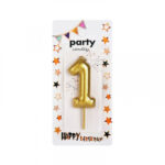 Парти свещичка - цифра/злато,сребро/ - Image 2