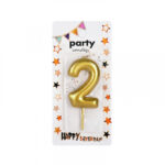 Парти свещичка - цифра/злато,сребро/ - Image 3