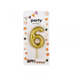 Парти свещичка - цифра/злато,сребро/ - Image 7