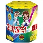 фойерверки пиробатерия Сенсей 19 изстрела Нощна фиеста Кашонът