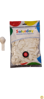 Балони Макарон бяло Нощна фиеста Кашонът