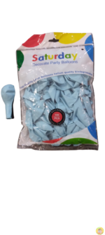 балони Макарон бебешко синьо Нощна фиеста Кашонът