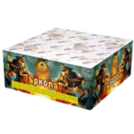 Пиробатерия фойерверки заря 100 изстрела Върколак Кашонът