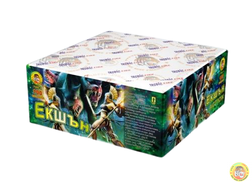 Пиробатерия фойерверки заря екшън 100 изстрела Кашонът Нощна фиеста