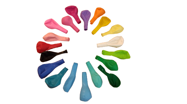 балони латекс пастелни 100 бр 28 см Нощна фиеста Кашонът