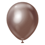 Kalisan кръгъл шоколад хром балон 18", 1 бр.