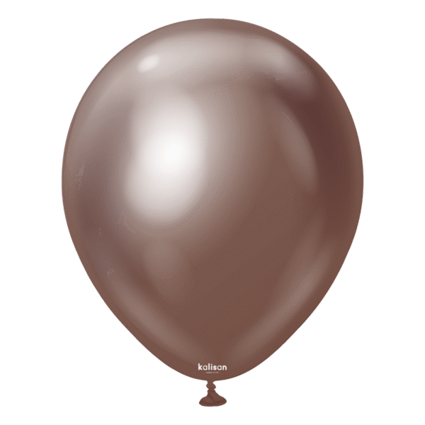 Kalisan кръгъл шоколад хром балон 18", 1 бр.