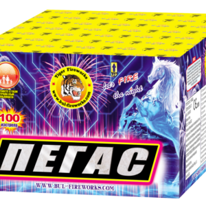 Пиробатерия Пегас фойерверки заря Нощна фиеста Кашонът