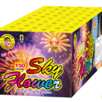 Пиробатерия SKY FLOWER фойерверки заря Нощна фиеста Кашонът